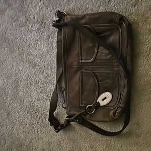 Fossil Leather Handbag